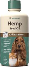 NaturVet Hemp Seed Oil Krill & Salmon, 32 oz