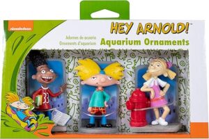Penn-Plax Hey Arnold! Aquarium Decoration Bundle