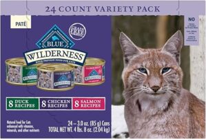 Blue Buffalo High Protein Adult Wet Cat Food Variety Pack