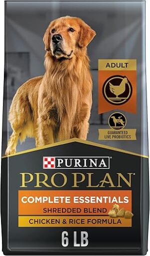 Purina Pro Plan High Protein Dog Food, Shredded Chicken & Rice
