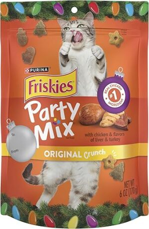 Friskies Holiday Cat Treats Crunch Shapes - 6 oz
