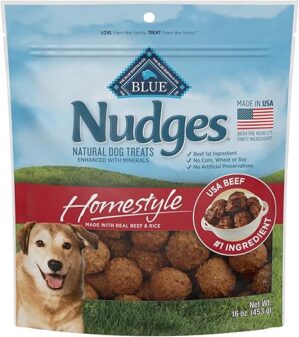 Blue Buffalo Homestyle Natural Dog Treats, Beef & Rice