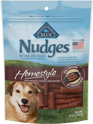 Blue Buffalo Homestyle Natural Dog Treats, Chicken & Pork