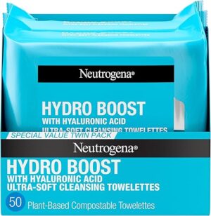 Neutrogena Hydro Boost Cleansing Towelettes With Hyaluronic Acid