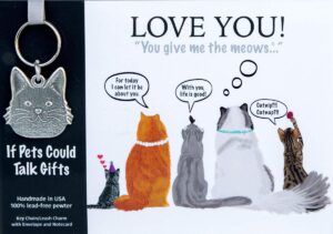 The Grandparent Gift Co. If Pets Could Talk Keychain