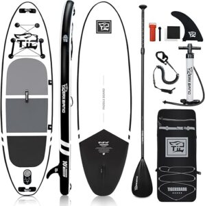 TIGERXBANG Inflatable Paddle Board With Accessories