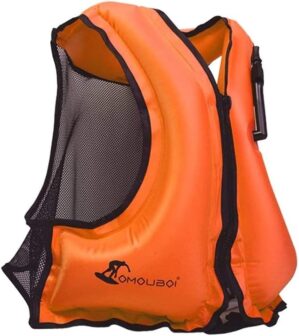 OMOUBOI Inflatable Snorkel Vest For Adults