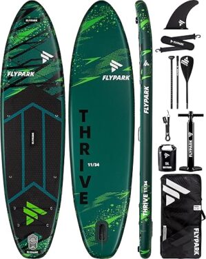FLYPARK Inflatable Stand Up Paddle Board 11’x34”x6”