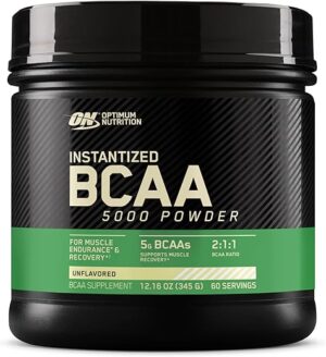 Optimum Nutrition Instantized BCAA 5000mg Powder, Unflavored