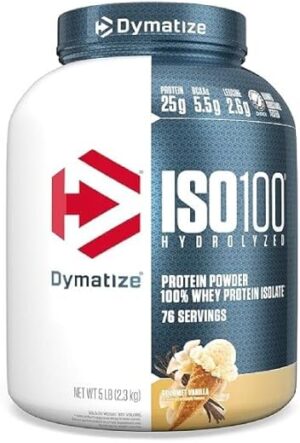Dymatize ISO 100 Whey Protein Powder, Vanilla