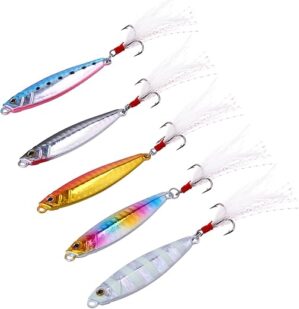 Sougayilang Jigs Fishing Lures Sinking Metal Spoons