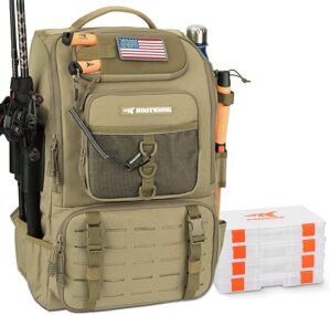 KastKing Karryall Fishing Tackle Backpack With Rod Holders