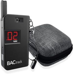BACtrack Keychain Breathalyzer And Case Bundle