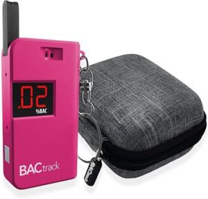 BACtrack Keychain Breathalyzer And Case Bundle