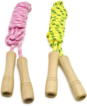 Homello Kids Adjustable Cotton Jump Rope - Pack Of 2