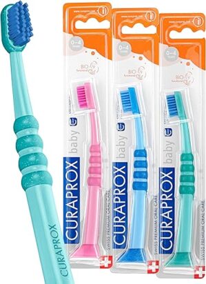 Curaprox Kids CK 4260 Baby Toothbrush (3 Pack)