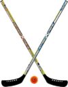Franklin Sports Kids Street Hockey Stick Set – Includes Sticks + Ball