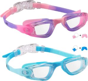 Aegend Kids Swim Goggles, Pack Of 2