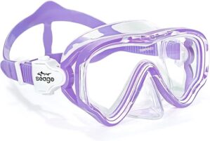 Seago Kids Swim Goggles Snorkel Diving Mask