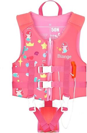 Biange Kids Swim Vest With Whistle
