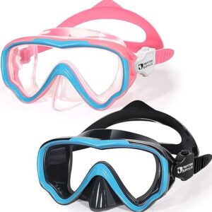 Water Space Kids Swimming Goggles With Nose Cover