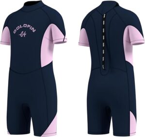 GoldFin Kids Wetsuit 3mm Neoprene Back Zip