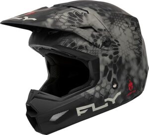 Fly Racing Kinetic Helmet (Matte Moss Grey/Black)