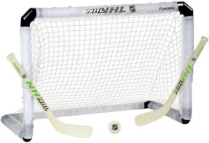 Franklin Sports Knee Hockey Set With Light Up Goal