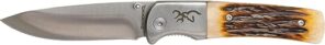 Browning Knife, Bm Hunter Fldr Bone