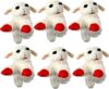 Multipet Lambchop Plush Dog Toy, 6