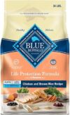 Blue Buffalo Large Breed Puppy Chicken & Brown Rice Dry Dog Food, 30-lb. Bag