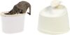 IRIS Large Top Entry Cat Litter Box + Water Fountain