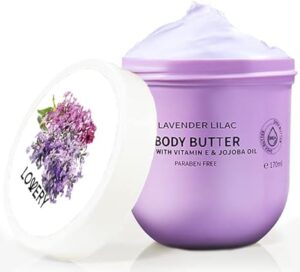 LOVERY Lavender Lilac Body Butter - Hydrating Moisturizer