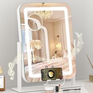 Dripex LED Lighted Makeup Mirror With Bluetooth