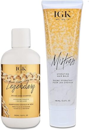 IGK Legendary Dream Hair Shampoo & Mistress Hydrating Balm