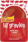 Friskies Lil’ Gravies Roast Beef Cat Treats – Pack Of 16