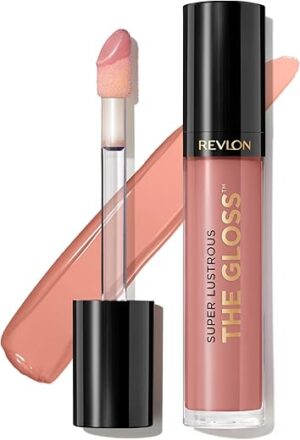 REVLON Lip Gloss, Super Lustrous, 215 Super Natural