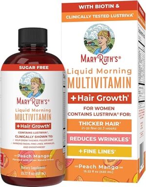 MaryRuth Organics Liquid Multivitamin + Lustriva® Hair Growth