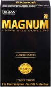 TROJAN Magnum XL Lubricated Condoms, 48 Count
