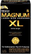 TROJAN Magnum XL Lubricated Latex Condoms, 12 ct