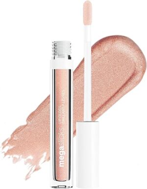 wet n wild MegaSlicks Lip Gloss, Ultra-Gloss Shine, Champagne
