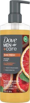 DOVE MEN + CARE Men+Care 2-In-1 Shampoo + Conditioner, Orange & Sage