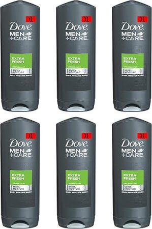 DOVE MEN + CARE Men Care Body & Face Wash, Extra Fresh