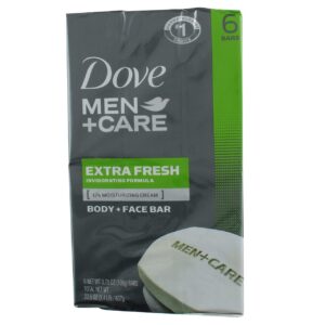 Dove Men+Care Extra Fresh Body Bar, 6 Pack
