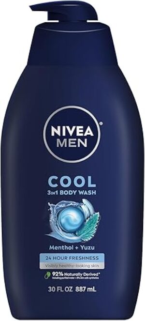 Nivea Men Men Cool Body Wash, Icy Menthol
