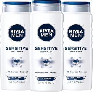 Nivea Men Men Sensitive Body Wash, Bamboo Extract