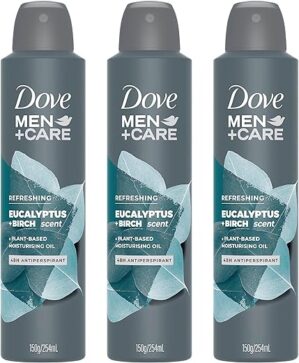 Dove Men's Antiperspirant Spray, Eucalyptus + Birch