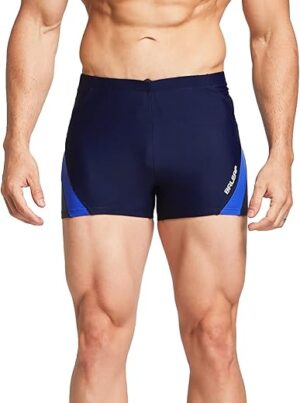BALEAF Men's Athletic Swim Jammers Swimsuit