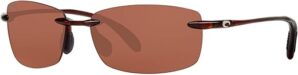 Costa Del Mar Men’s Ballast Rectangular Sunglasses