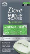 DOVE MEN + CARE Men’s Body And Face Bar, Minerals + Sage